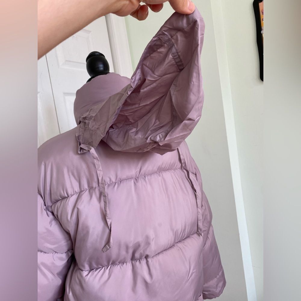 Zara Pastel  Light Lilac Puffer Jacket - Picture 7 of 14